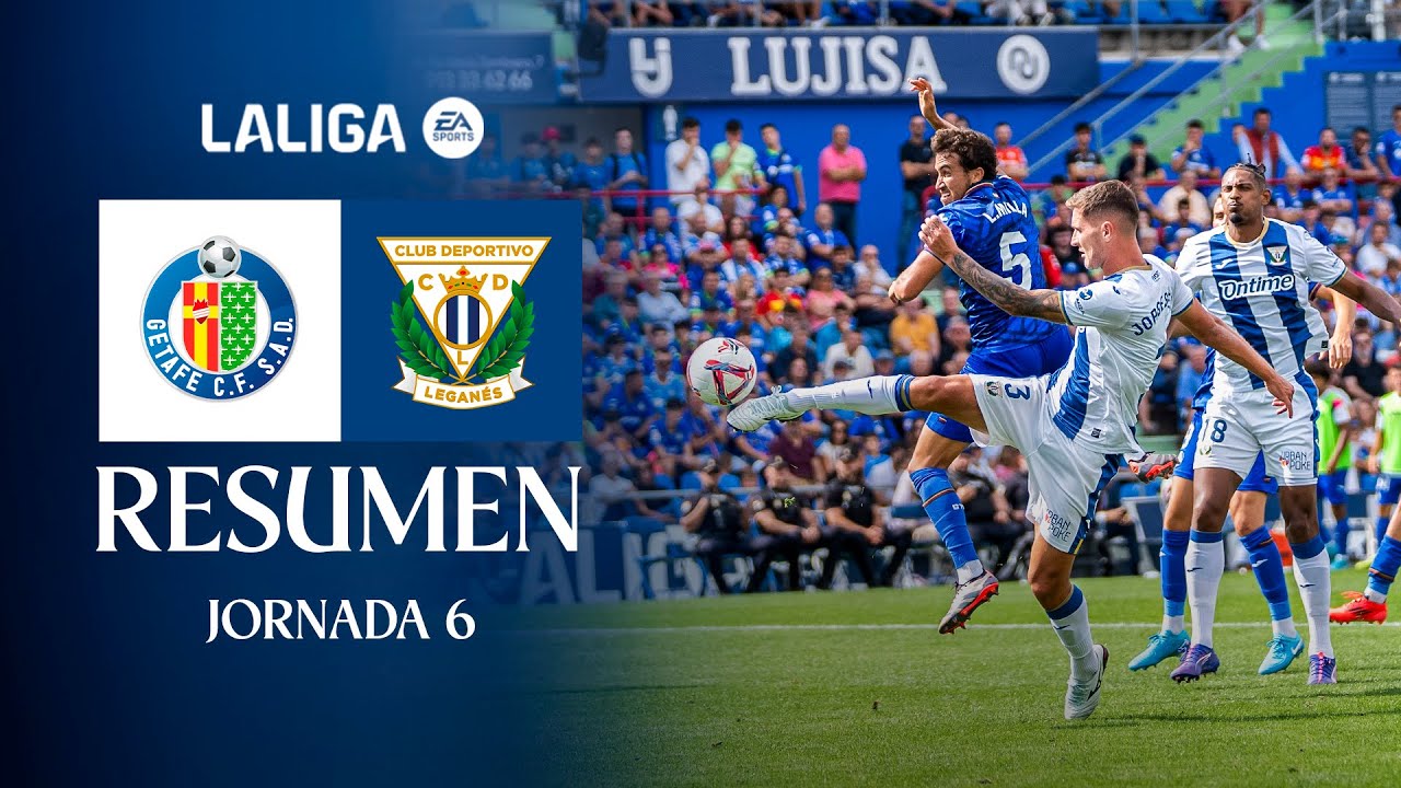 📹 RESUMEN Getafe CF 1-1 CD Leganés  | J6 | LALIGA