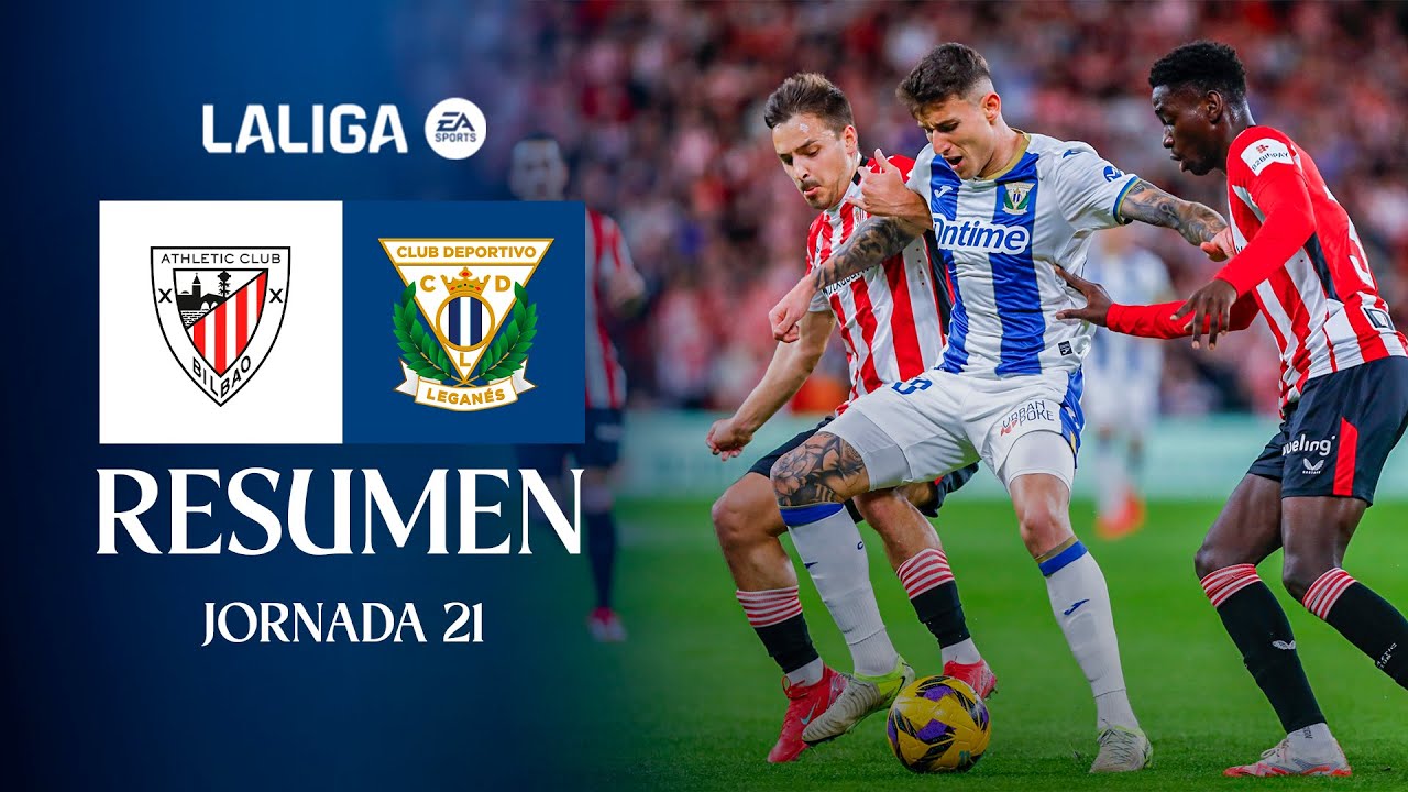 📹 RESUMEN  Athletic Club 0 - 0 CD Leganés I J21 | LALIGA