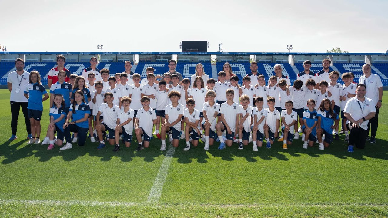 📹 'Futura Afición' acerca los valores del deporte a los más jóvenes del C.D. Leganés