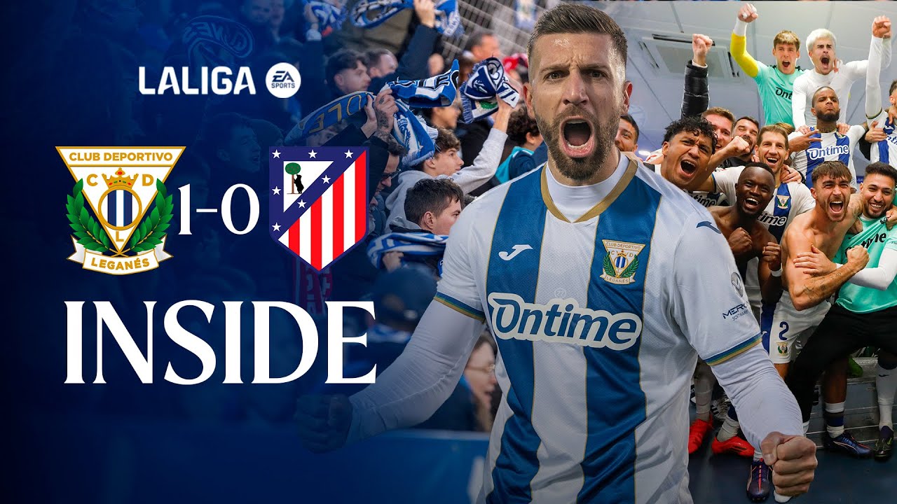 🎥🔥 ¡Victoria ante el LÍDER! | CD Leganés 1-0 At. Madrid | LALIGA