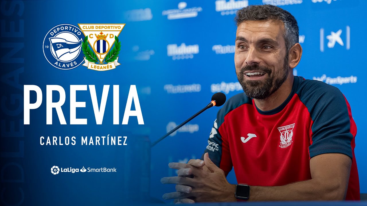 🎙 Rueda de prensa de Carlos Martínez previa al #AlavésLeganés | C.D. Leganés