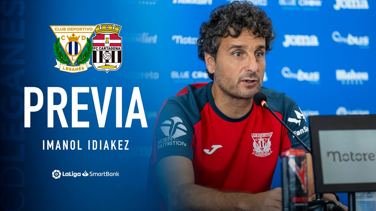 🎙 Rueda de prensa de Imanol Idiakez previa al #LeganésCartagena | C.D. Leganés