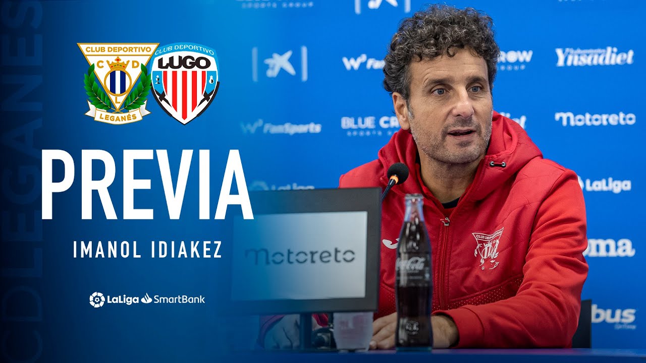 🎙 Rueda de prensa de Imanol Idiakez previa al #LeganésLugo | C.D. Leganés