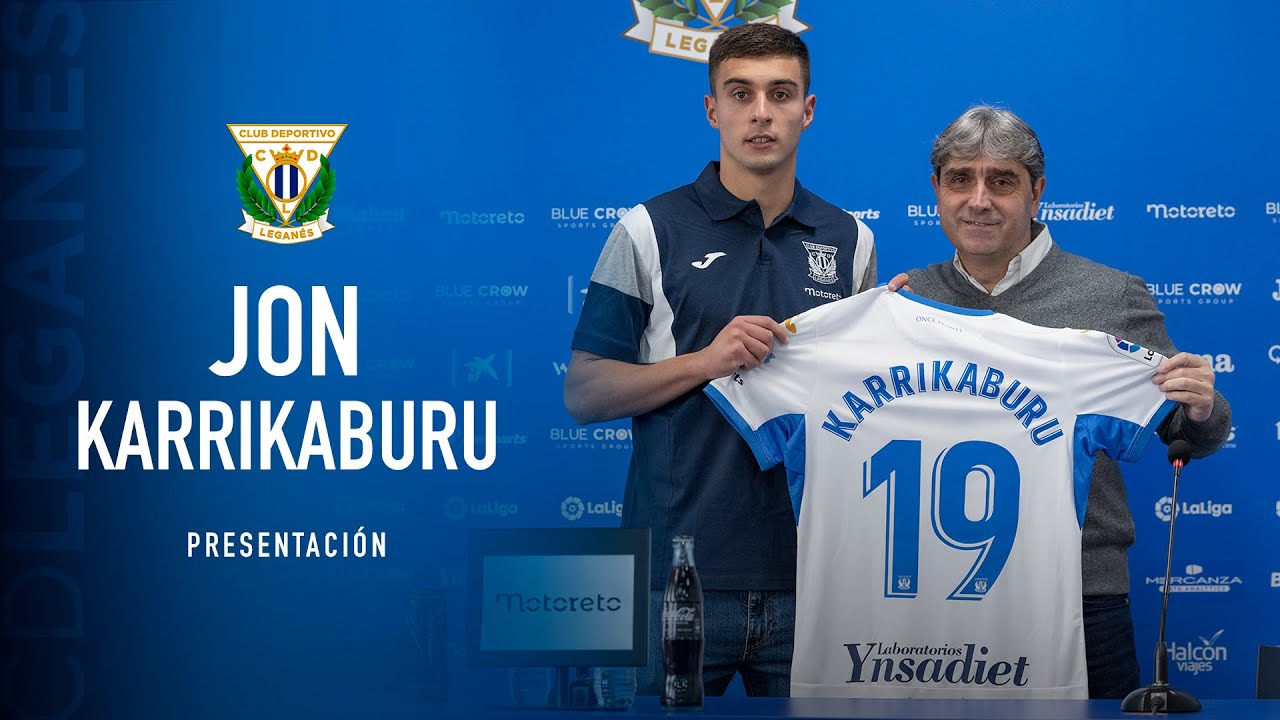 🎙 Presentación de Jon Karrikaburu como nuevo futbolista pepinero | C.D. Leganés