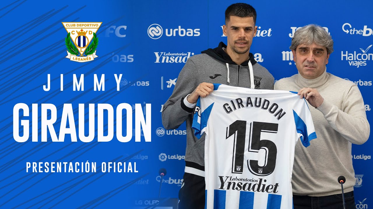 🎙 🆕 Presentación de Jimmy Giraudon como jugador del C.D. Leganés