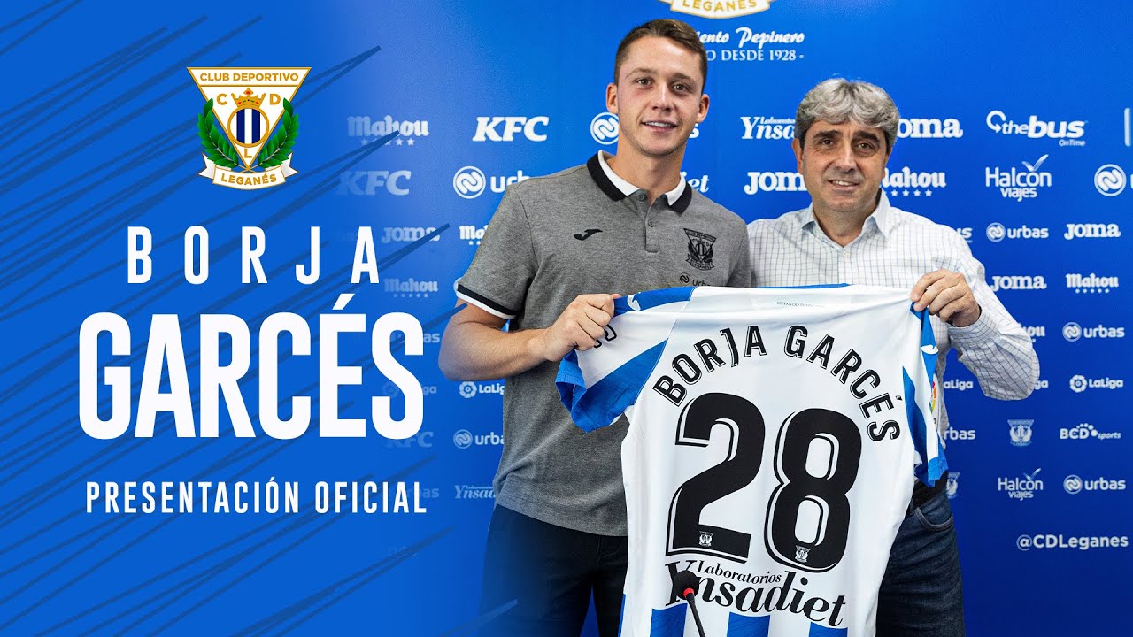 🎙Presentación de Borja Garcés como nuevo jugador del C.D. Leganés
