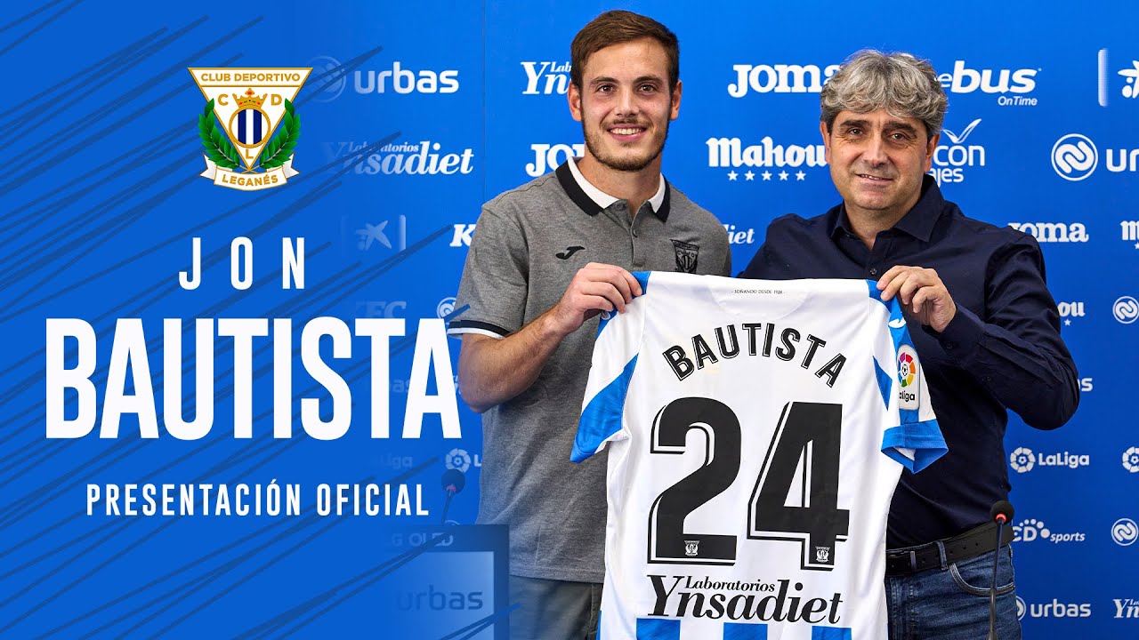 🎙Presentación de Jon Bautista como nuevo jugador del C.D. Leganés