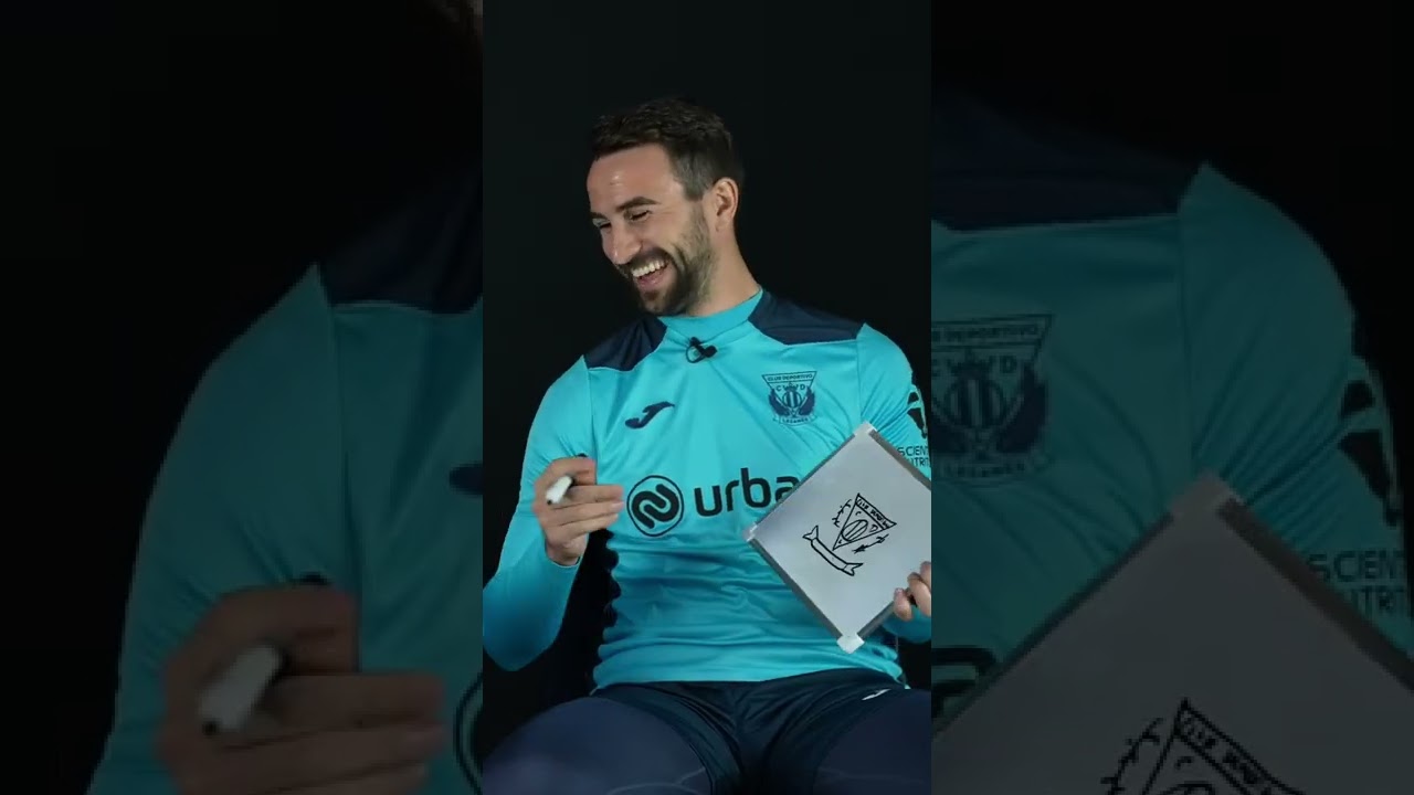 ✏️😂 Dibuja el escudo del C.D. Leganés en 1 MINUTO | Recio 🆚 Juan Muñoz #shorts