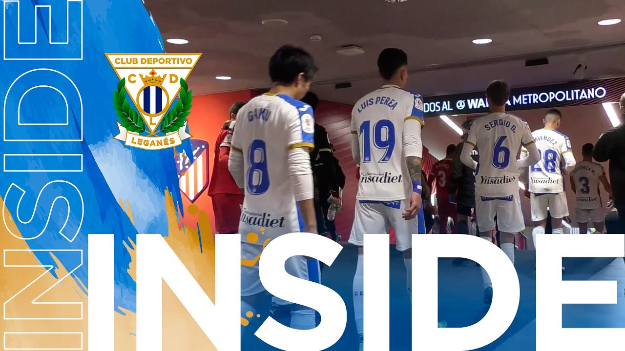 📹 INSIDE | El C.D. Leganés jugó como local en el Wanda Metropolitano en la Copa del Rey