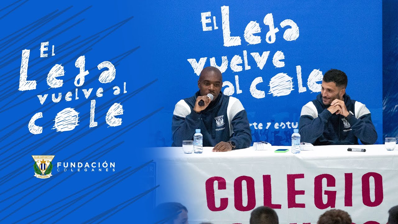 📹🏫 Nyom y Qasmi visitan el Colegio El Salvador en el primer "El Lega vuelve al cole" de la temporada