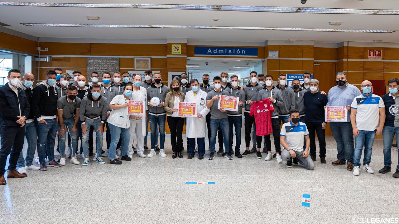 📹 El C.D. Leganés dona sangre un año más en fomento del Maratón de donaciones del Severo Ochoa