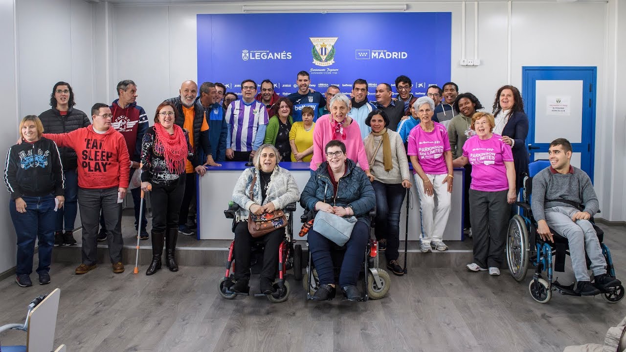 El C.D. Leganés aportó su granito de arena en la Semana de la Diversidad Funcional