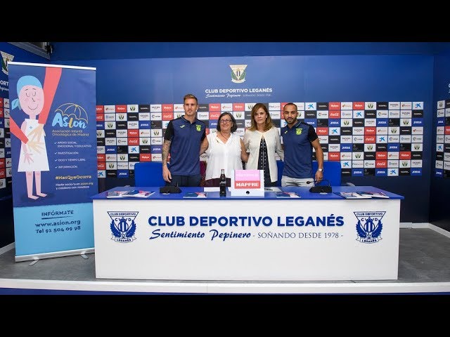 El CD Leganés presenta junto con ASION el proyecto 'Localidad solidaria'