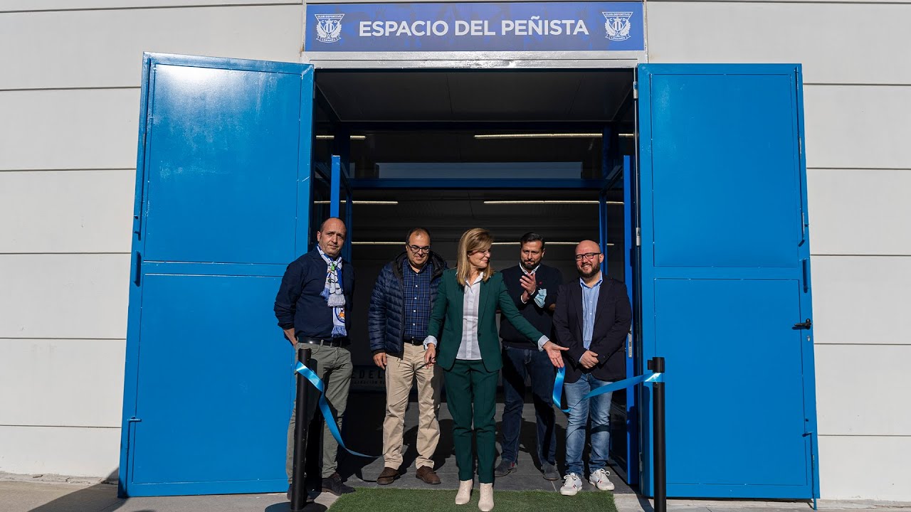 📹 El C.D. Leganés inaugura el Espacio del Peñista