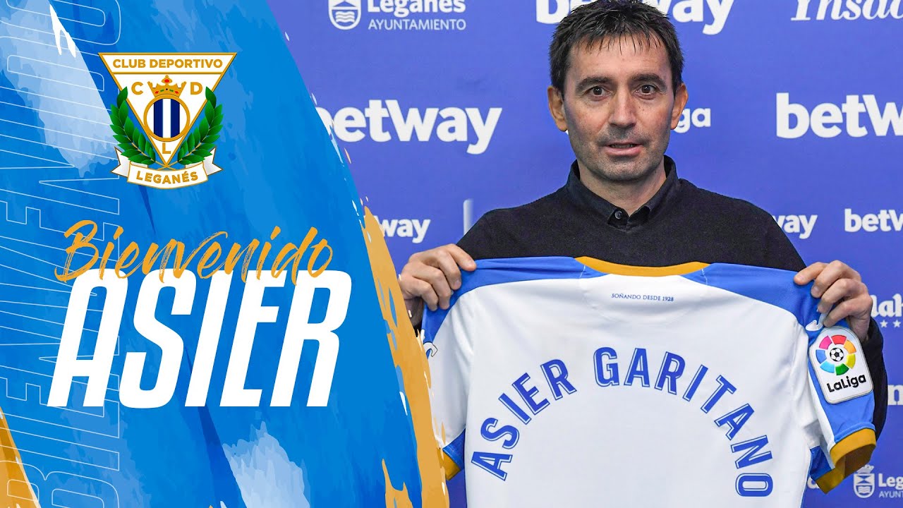 Presentación de ASIER GARITANO como nuevo entrenador del C.D. Leganés