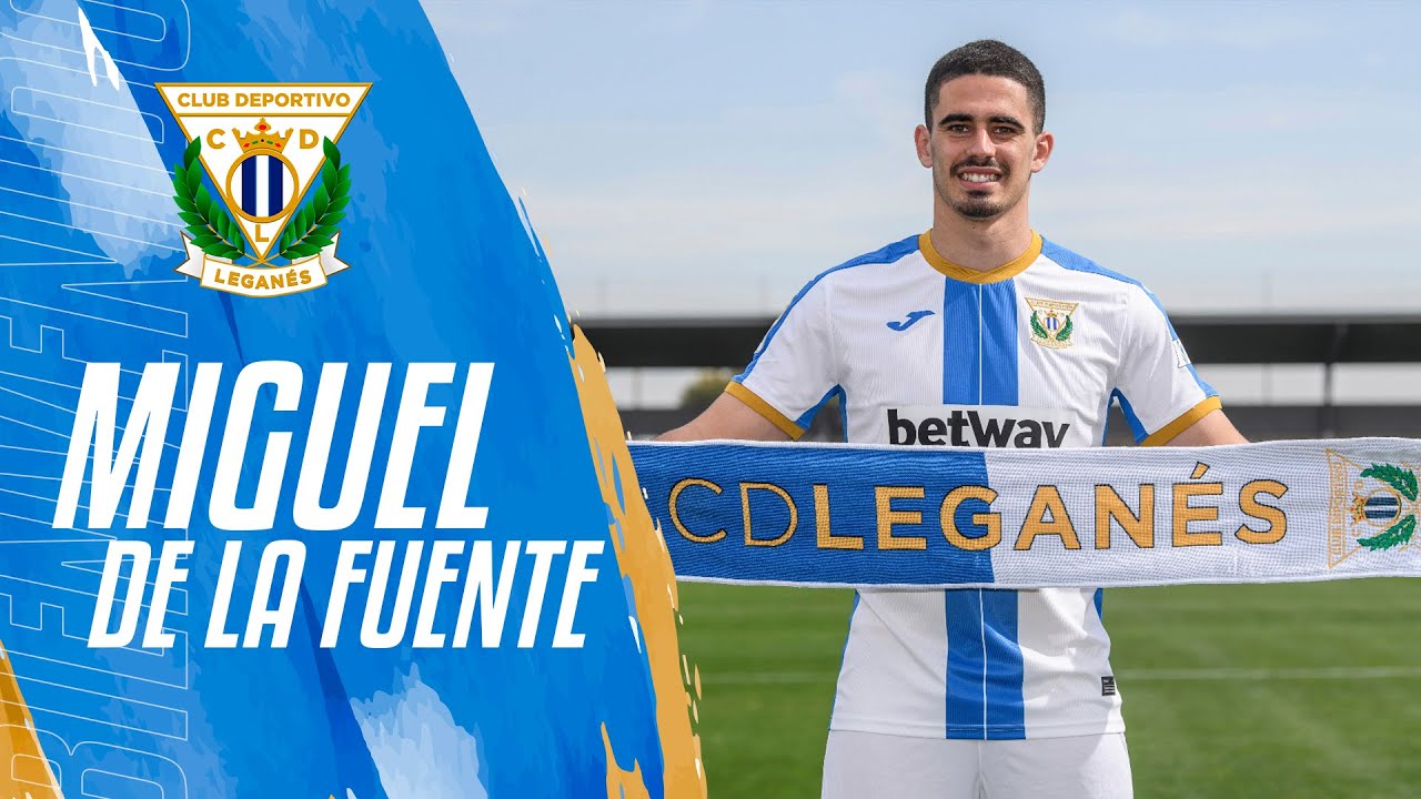 Presentación de Miguel De La Fuente como jugador del C.D. Leganés