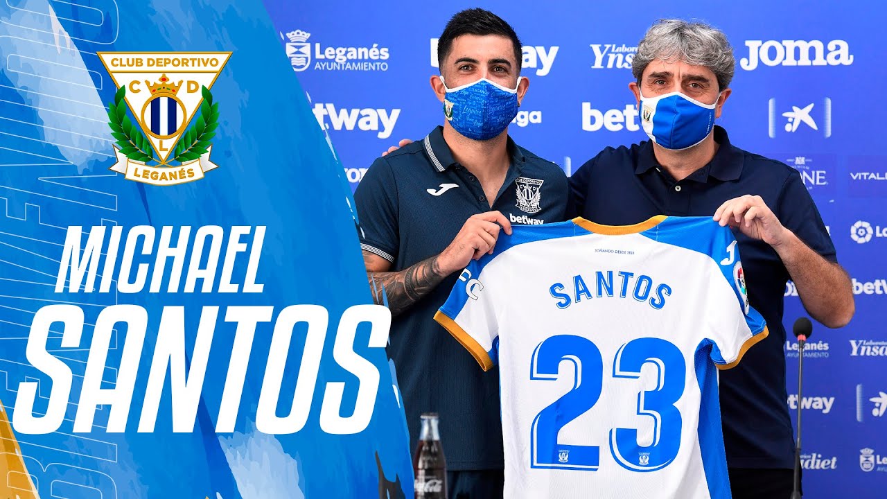 Presentación de Michael Santos como jugador del C.D. Leganés