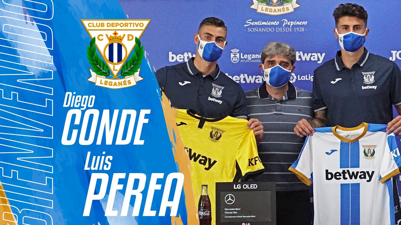 Presentación de Luis Perea y Diego Conde como jugadores del C.D. Leganés