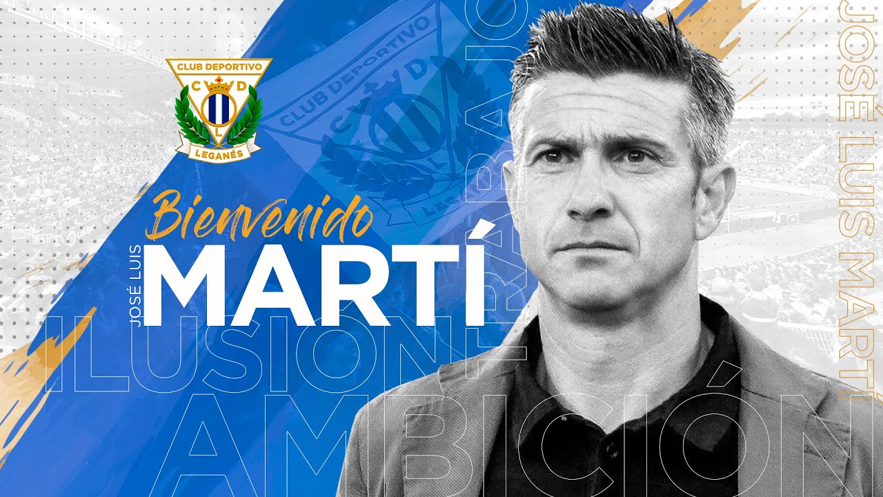Presentación de JOSÉ LUIS MARTÍ como nuevo ENTRENADOR del C.D. Leganés
