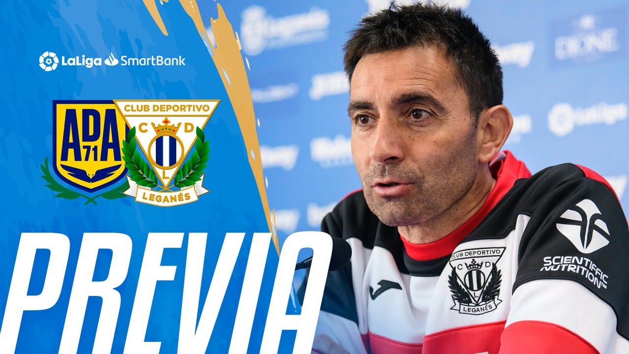 🎙 Asier Garitano: "El Alcorcón está en buena dinámica y nos lo pondrá difícil" #AlcorcónLeganés